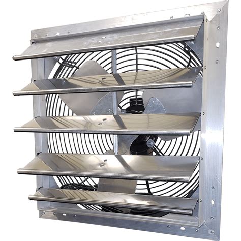 industrial exhaust fans with shutter